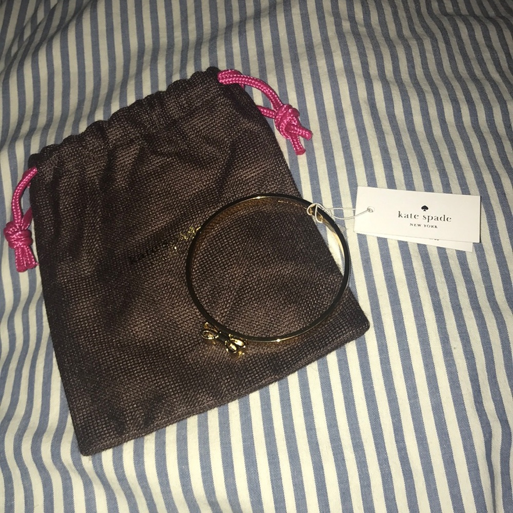 NWT Kate Spade Gold Bow Bangle